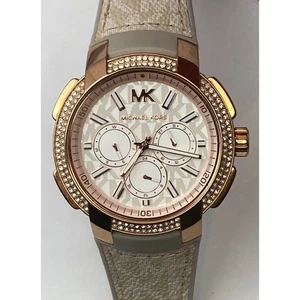 Reloj para mujer Michael Kors MK-6949 todo acero inoxidable 42 mm batería nueva WR 5ATM - Imagen 1 de 10