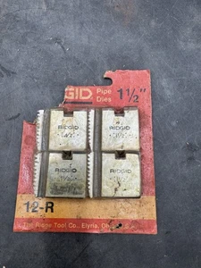 Troqueles de tubo Ridgid 1-1/2" para enhebradoras de cabezal de caída 12-R - Imagen 1 de 3
