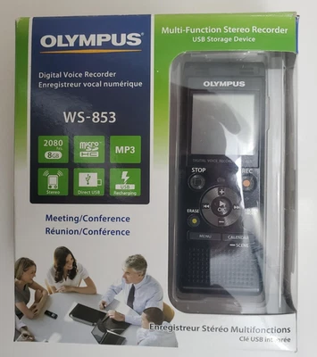 Olympus WS-853 8GB Digital Voice Recorder, open box - Image 1 of 4