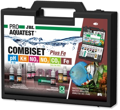 JBL PROAQUA Test Combi Set Plus Fe Eisen Wassertest Testkoffer Aquarium Teich   - Bild 1 von 4