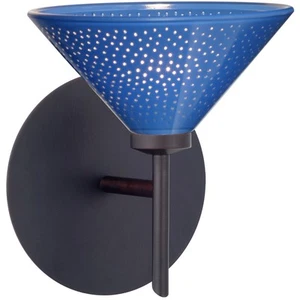 Besa Lighting 1SW-282484-LED-BR Kona Wall Sconce Bronze - Picture 1 of 2