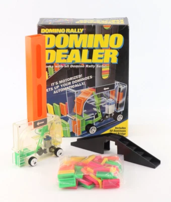 Vintage 1992 Pressman Motorized Domino Rally Dealer W/ Box 100% COMPLETE Tested - Image 1 of 4