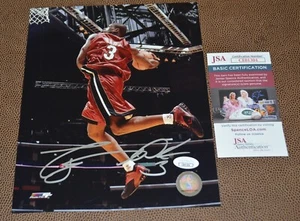 Dwayne Wade Miami Heat Autographed 8x10 JSA Authentication - Picture 1 of 2