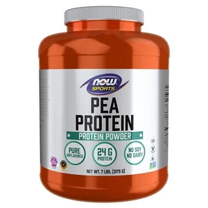 Proteína de guisante pura en polvo sin sabor NOW FOODS 7 libras. - Imagen 1 de 6