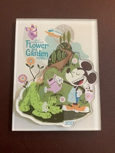 Disney Parks 2017 3D Epcot Flower and Garden Festival Magnet - Picture 1 of 3