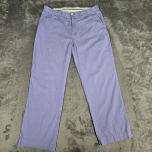 Polo Golf Ralph Lauren Mens Pants 36 X 32 Blue Check (ACTUAL 37 X 28.5) - Picture 1 of 24