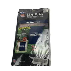 Seattle Seahawks Equipo NFL Mini Jardín Ventana Bandera Liga Nacional de Fútbol Americano - Imagen 1 de 8