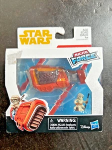 Hasbro Disney Star Wars Micro Force Rey's Speeder (Jakku) Nuevo - Imagen 1 de 2