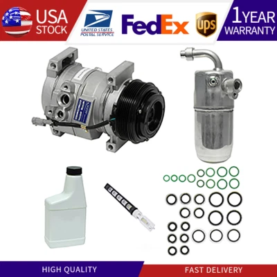 Kit de compresor, secador, sello, tubo y aceite de aire acondicionado para GMC Sierra 2500 GMC Sierra 3500 Foto 1 de 4
