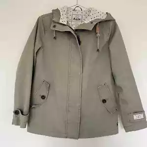 Chaqueta impermeable transpirable Joules Right As Rain abrigo verde caqui - talla 10 - Imagen 1 de 12