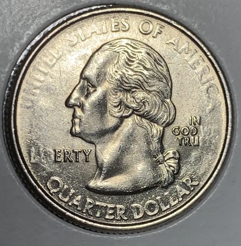 2001 New York State Quarter Error Struck Through Grease ~ UNCIRCULATED!!! Cover