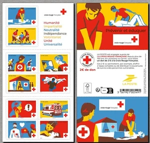france 2023 Prevention and education RED CROSS care patient ambulance 10v BKL - Picture 1 of 1