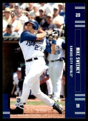 2005 Playoff Prestige Mike Sweeney Baseball Cards #85 Foto 1 de 2