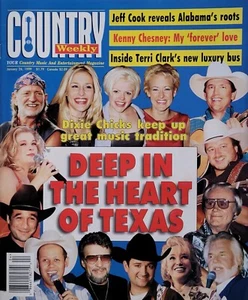 DIXIE CHICKS - HEART OF TEXAS January 1999 COUNTRY WEEKLY Magazine KENNY CHESNEY - Picture 1 of 1