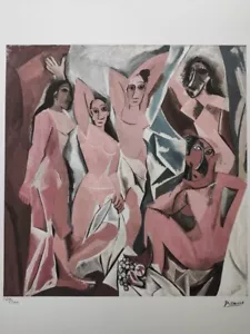 Pablo Picasso signiert - Les Demoiselles d'Avignon - Zertifikat SPADEM Paris - Bild 1 von 5