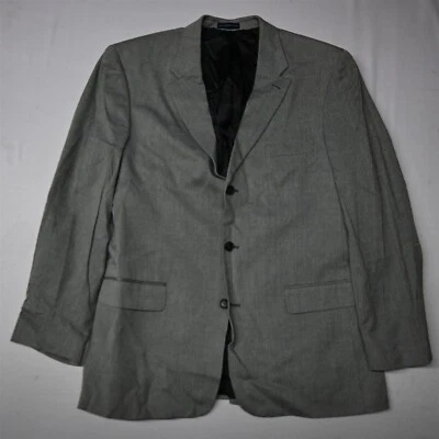 Stafford 44L серый Herringbone хлопок мужской блейзер костюм куртка спортивное пальто - Изображение 1 из 4