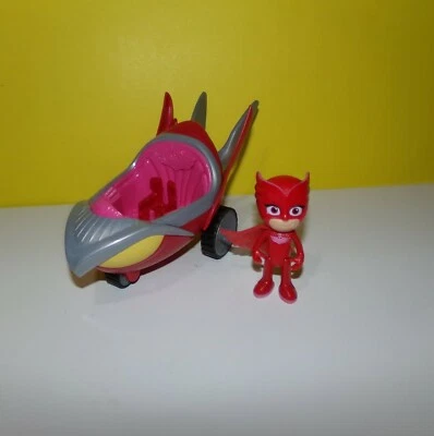 PJ MASKS Owlette Owl Planeador Vehículo y Figura con Capa por Just Play Foto 1 de 2