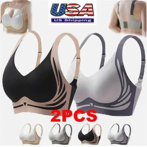 Super Gather Bra,Wireless Push-Up Bra,Lifting Anti-Sagging Wireless Push Up Bra - Picture 1 of 12