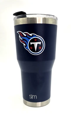 Vaso crucero con licencia NFL Tennessee Titans 30 oz acero inoxidable caliente o frío Foto 1 de 4