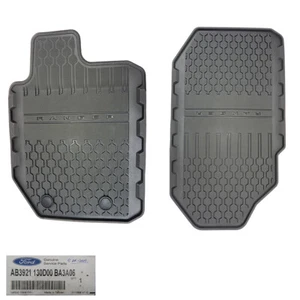 Alfombra de goma genuina delantera L+R conductor derecho negro para Ford Ranger T6 2012 17 18 - Imagen 1 de 7