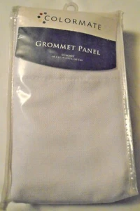 Colormate Grommet 1 Panel Summit White 48” x 63” New in Package - Picture 1 of 4