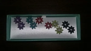 Flower Earrings - Set of 5 Colors - Picture 1 of 3
