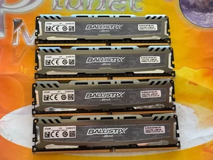 Crucial PC4-19200 32GB (4x8GB) DDR4 2400MHz Desktop Memory BLS8G4D240FSBK.8FD - Afbeelding 1 van 3