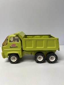 Tonka Hydraulik Muldenkipper - grün 70er Jahre Pressstahl Spielzeug LKW - schön! - Bild 1 von 16
