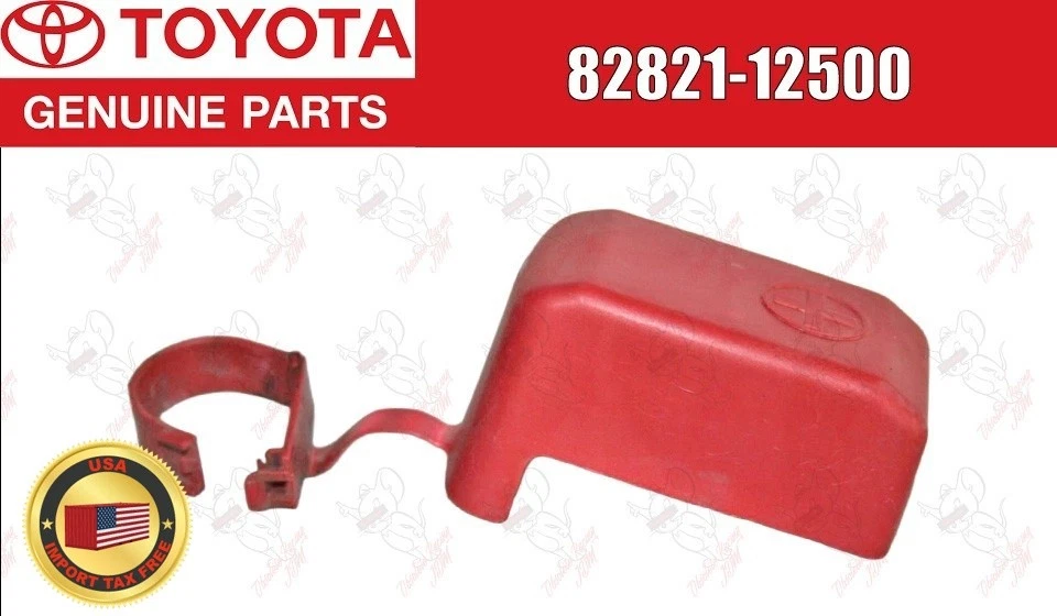 Cubierta de conector de terminal de batería Toyota OEM 82821-12500 para Avensis Foto 1 de 4
