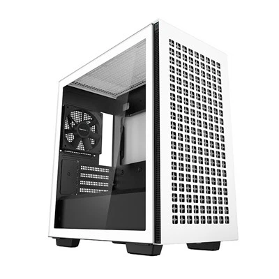 Deepcool Ch370 Wh Micro Atx Case With Tempered Glass Side Panel 2 X Usb 3.0 4 X - Image 1 of 1