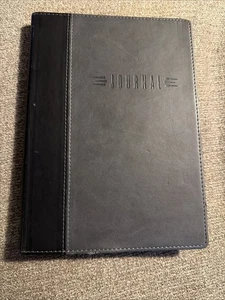 Day-Timer Attaché Journal Lined Blank Notebook Soft Skin Cover Refill Black - Bild 1 von 11