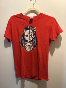 Demon Slayer Red T Shirt Child Size Small - Picture 1 of 7