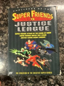 Challenge Of The Super Friends To Justice League DVD Set 3 Discs Sealed NEW - Picture 1 of 6