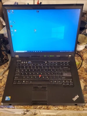 Lenovo Thinkpad W500 15" Laptop T9600/8GB RAM/140GB/Win10 - - Bild 1 von 4