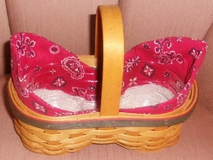 Longaberger 2000 Century Celebration Shaker Taker Basket with Liner & Protector - Picture 1 of 4