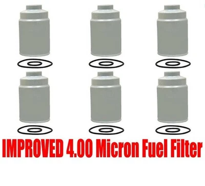 Fits 10-16 Silverado GM 6.6L Turbo Diesel IMPROVED 4.00 Micron Fuel Filter - Image 1 of 4