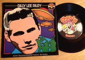 Billy Lee Riley small hole 45 Red Hot/Flying Saucers Rock & Roll ++ w/PS UK - Imagen 1 de 4