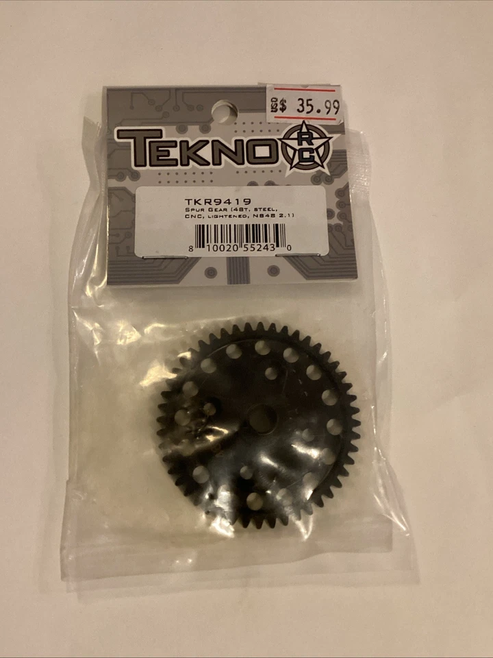 Tekno RC Spur Gear 48t steel CNC lightened NB48 2.1 TKR9419 - New / Sealed - Image 1 of 1