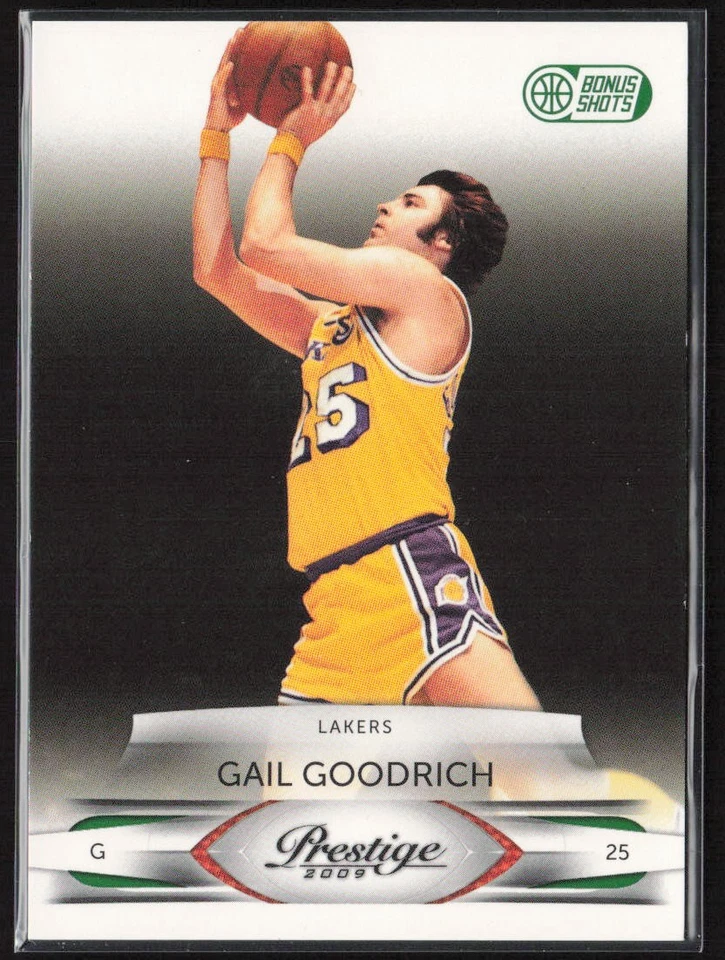 2009-10 Panini Prestige Bonus Shots Green #/25 Gail Goodrich #127 Lakers - Изображение 1 из 2