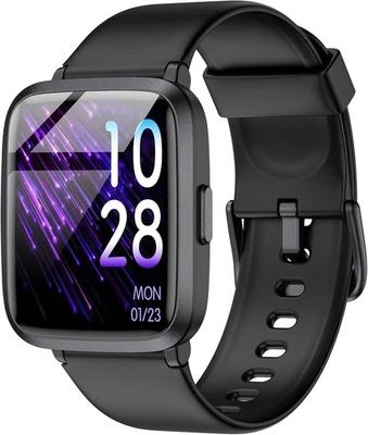 Reloj rastreador de actividad física como Fitbit monitor de ritmo cardíaco podómetro para mujer Foto 1 de 4