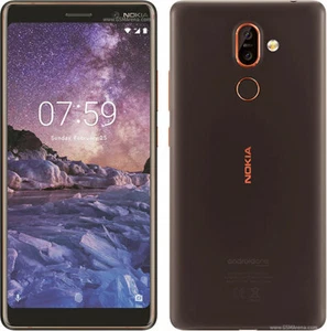 New Sealed Box Unlocked Original Nokia 7 plus Dual SIM 64GB Black 4G Smartphone - Picture 1 of 3