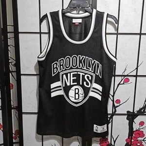 Brooklyn Nets Black Basketball Jersey Size Small Mitchell & Ness - Picture 1 of 5