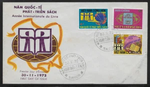 South Vietnam First Day Cover International Book Year 1972 - Picture 1 of 1