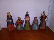 Greenbrier International 5 Nativity Pieces, 3 Wise Men .Mary & Joseph