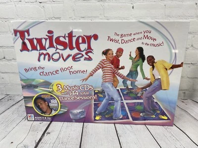 2003 Twister Moves 144 Total Dance Sessions Twist Dance Moves Game Hasbro NEW! - Image 1 of 4