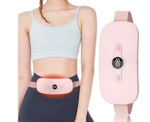 Tappetino riscaldante per crampi massaggiatore elettrico senza fili ricaricabile rosa per donna - Foto 1 di 3