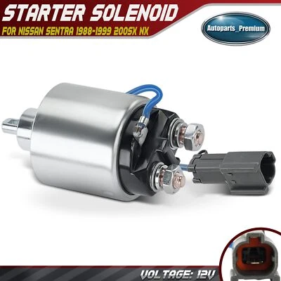 12V Starter Solenoid Switch for Nissan Sentra 1988-1999 200SX NX L4 1.6L 2.0L - Image 1 of 4