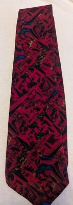 Molecular Expressions Men's Cocktail Collection Neck Tie Multicolor 100 Silk - Image 1 of 4