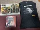 Star Wars 3D 500pc puzzle, Trilogy Book, Heather Gray Death Star Shirt, Medium