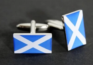 Manschettenknöpfe Flagge Schottland - 18 x 12 mm - Picture 1 of 1